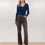 трикотажный свитер Indigo Slim Fit